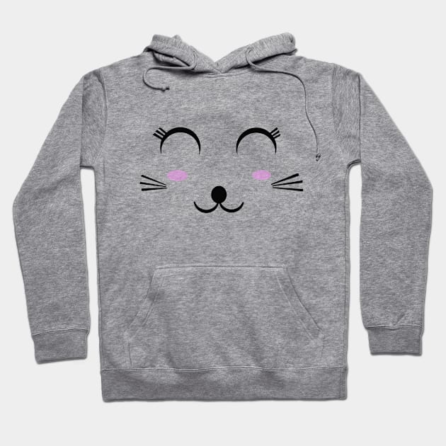 Beautiful Cat Mask Hoodie by FoolDesign